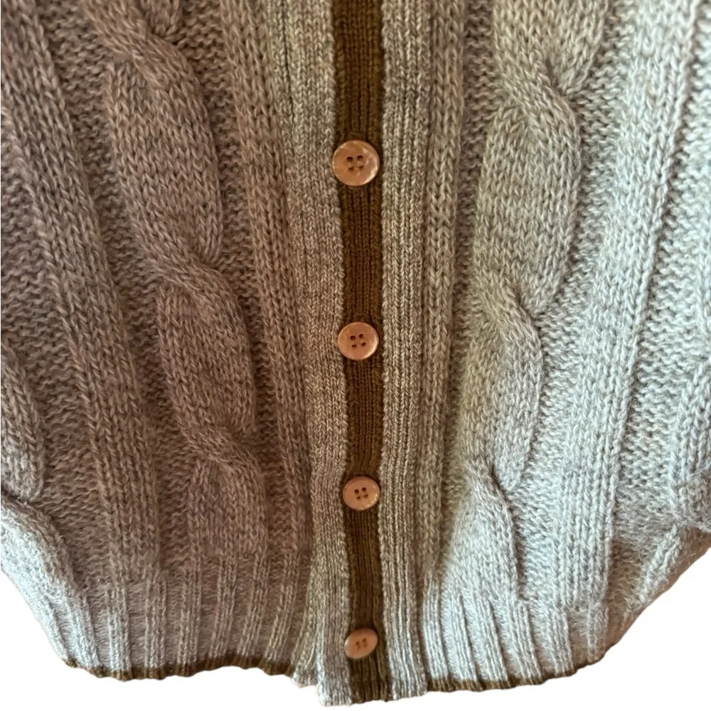 Vintage Arrow 100%‎ Virgin Wool Button Down Cardigan